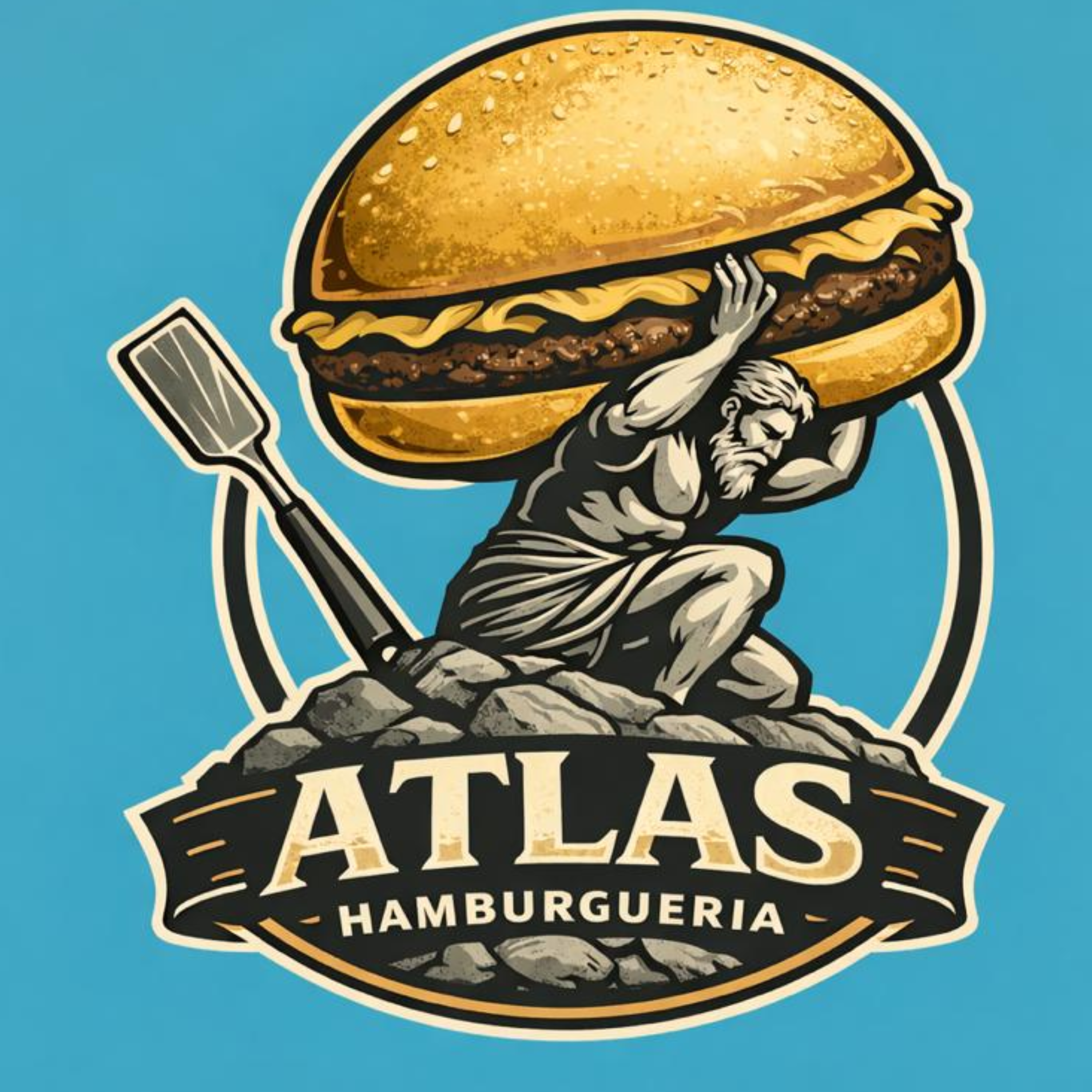 Logo Atlas Hamburgueria